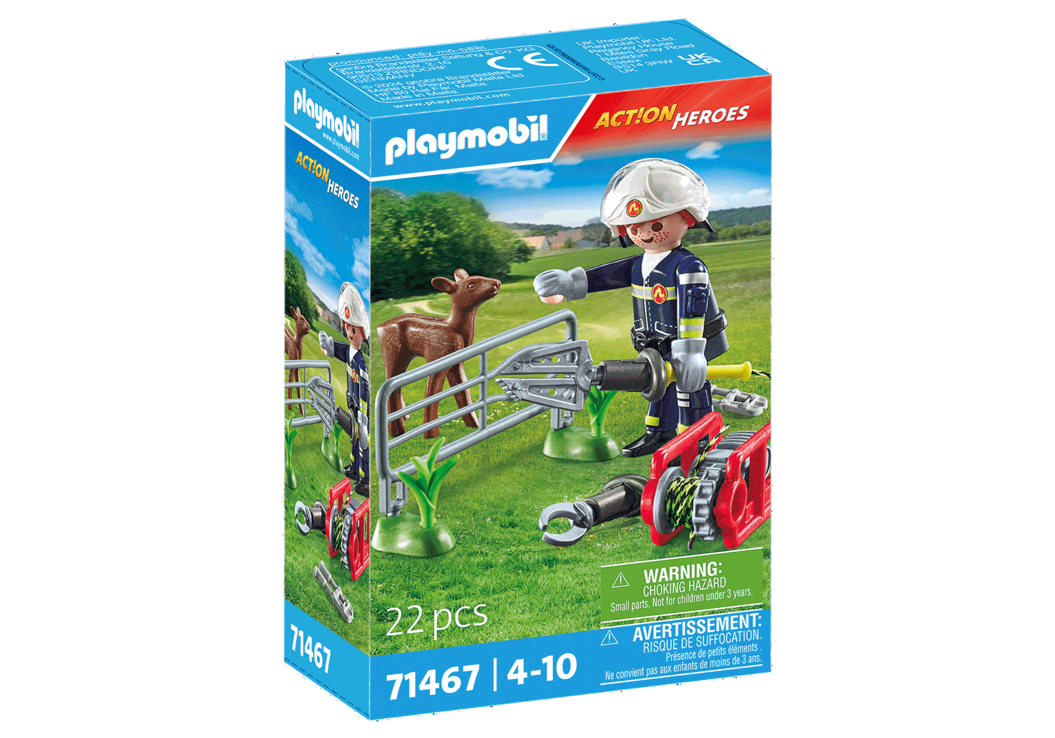Ugniagesių misija: gyvūnų gelbėjimas PLAYMOBIL ACTION HEROES 71467-0
