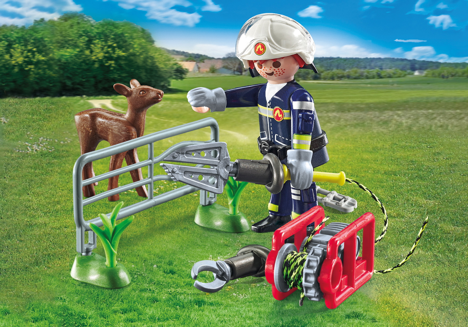 Ugniagesių misija: gyvūnų gelbėjimas PLAYMOBIL ACTION HEROES 71467-1