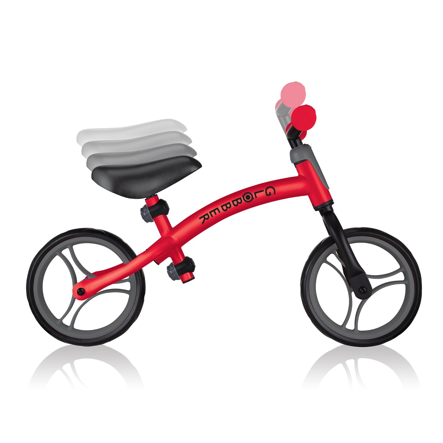 Balansinis dviratis GLOBBER Go Bike, raudonas, 610-202 - 6