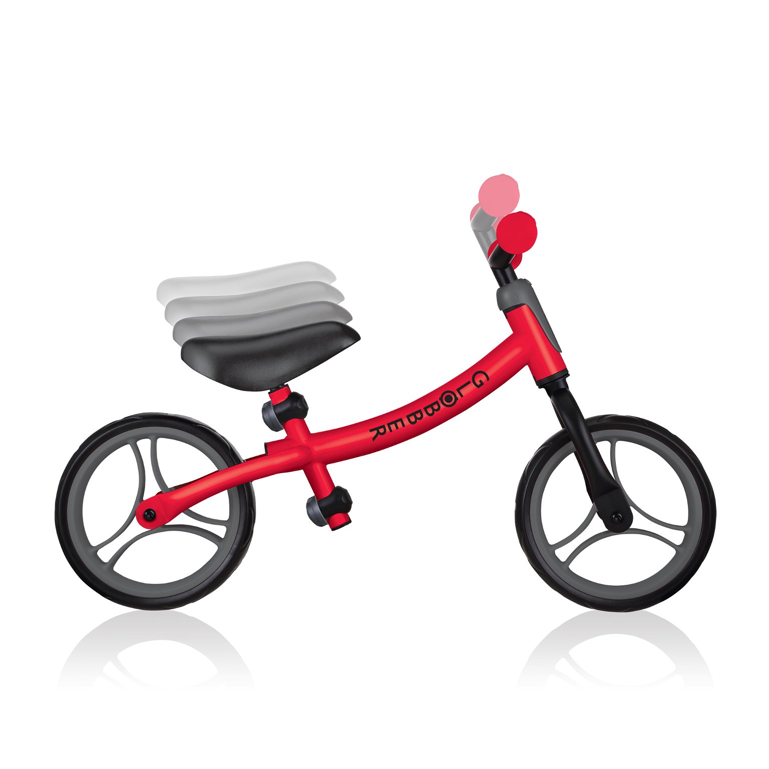 Balansinis dviratis GLOBBER Go Bike, raudonas, 610-202 - 4