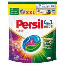 Skalbimo kapsulės PERSIL Discs Color Doy, 38 skalbimų
