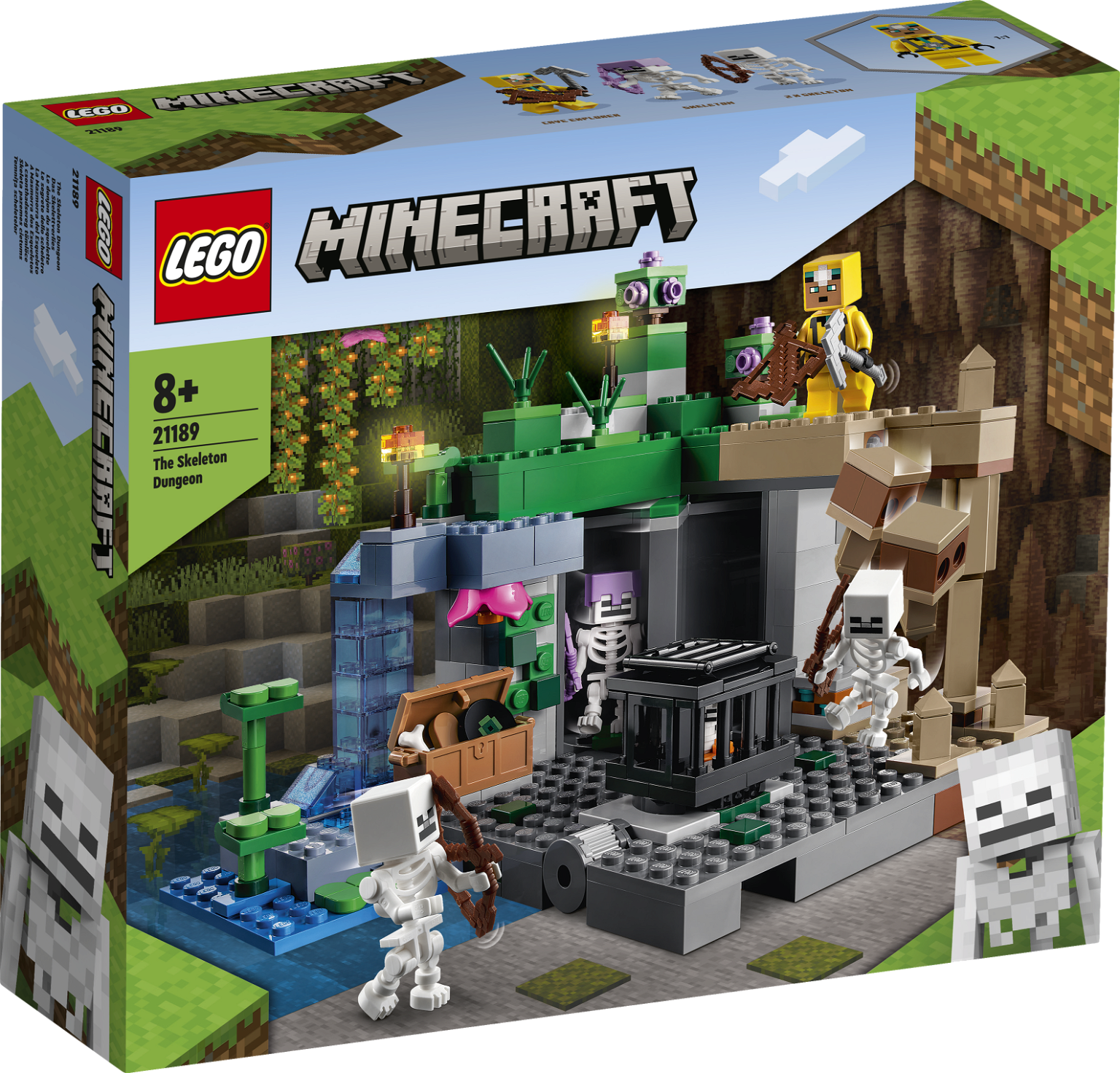 Konstruktorius LEGO® Minecraft Skeleto požemis 21189