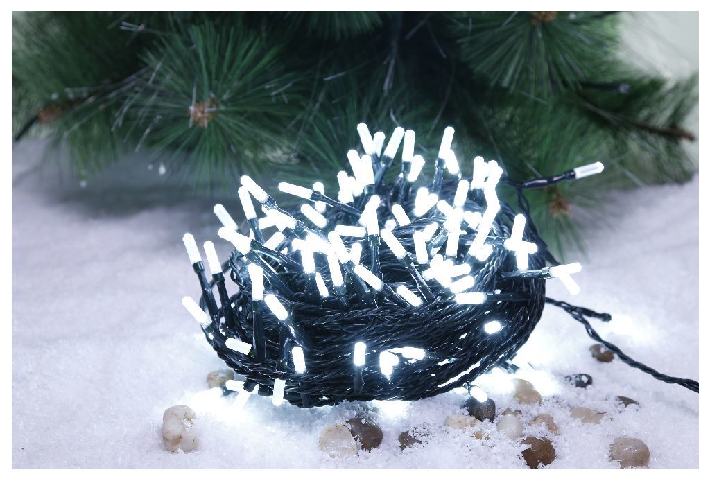 Elektrinė girlianda DIAMOND, 120 LED, IP44, 32 V, 12,4 W, šaltai balta-1