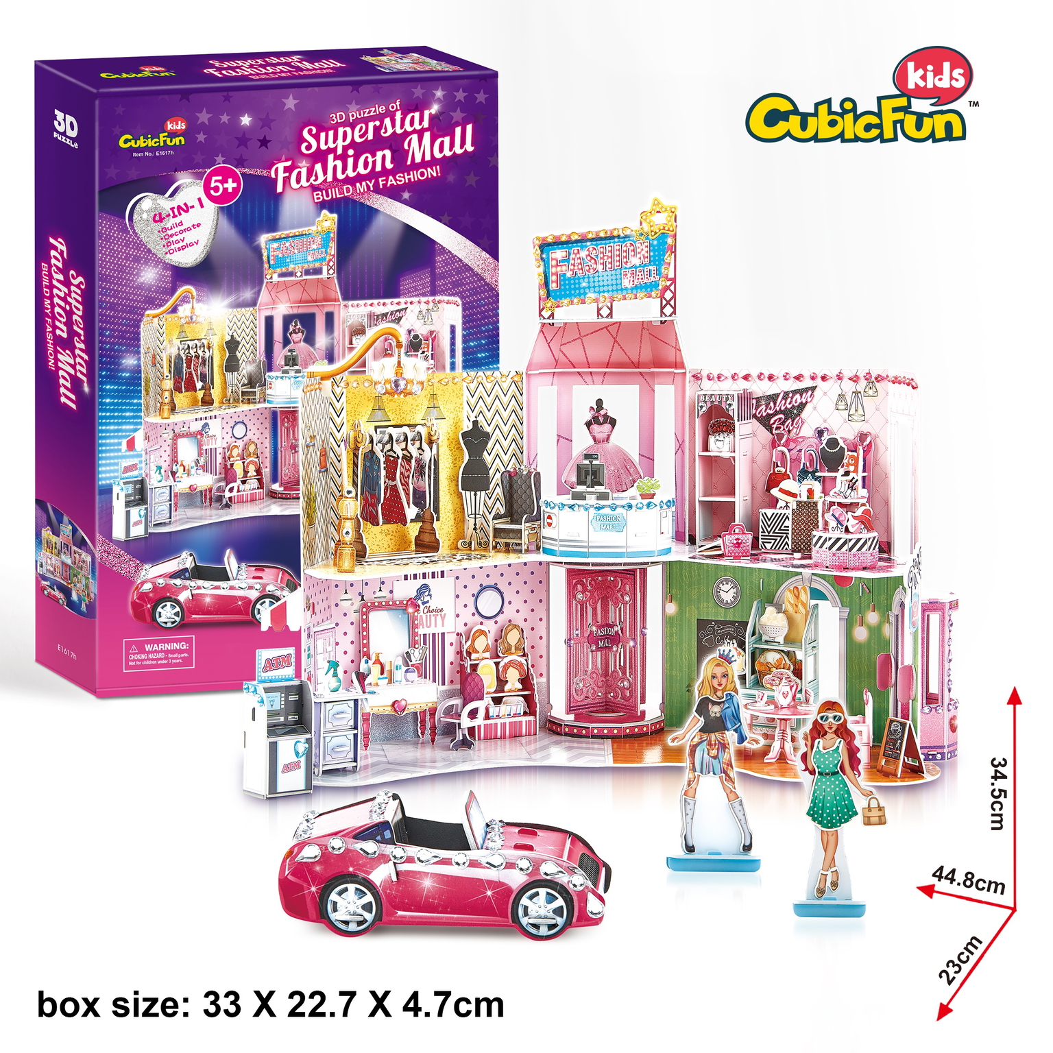 3D CUBICFUN dėlionė Prabangus prekybos centras-1