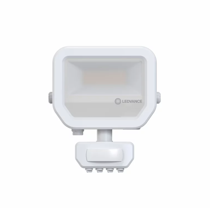 LED prožektorius LEDVANCE FL GEN4, IP66, 6/8W 4000K 850/1200lm su judesio davikliu, baltas-1