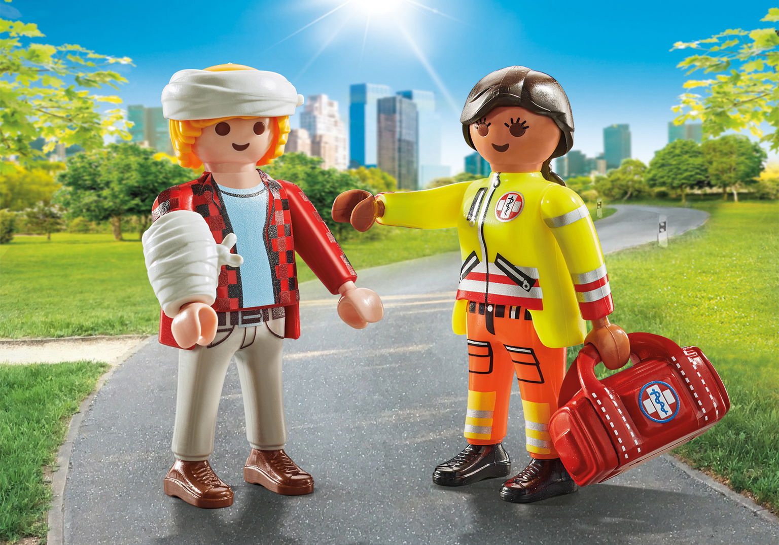 Paramedikas ir pacientas PLAYMOBIL DUOPACKS  71506 - 2