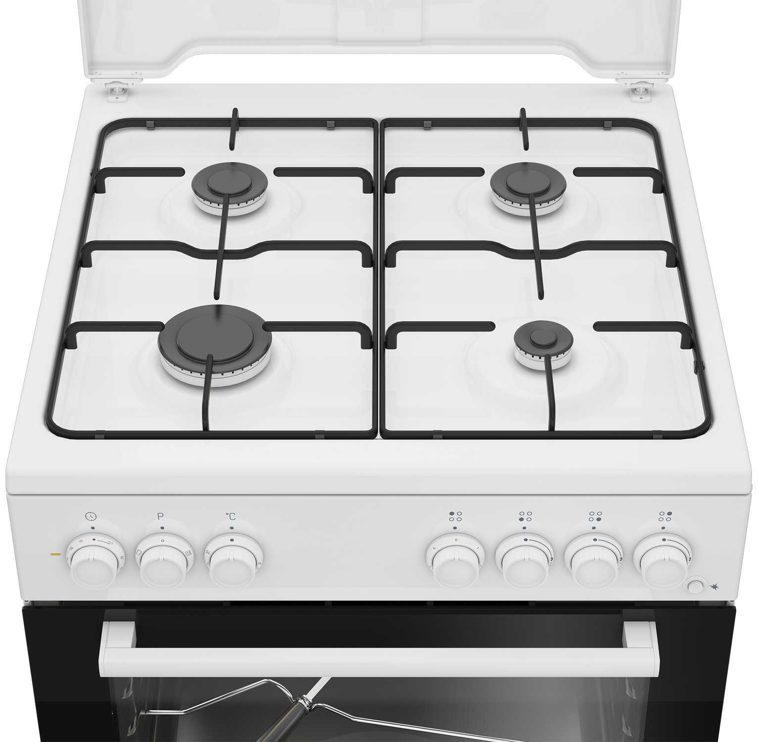 Dujinė viryklė su elektrine orkaite BEKO FBST62110DW, 60 cm - 3
