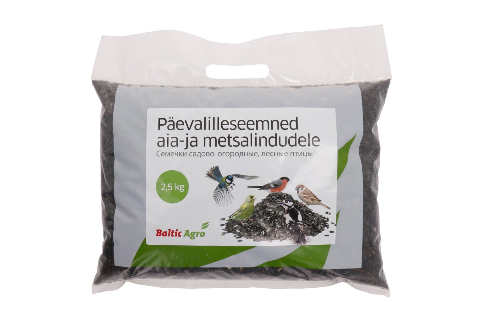 Paukščių lesalas, nelukštentos saulėgrąžos, 2,5 kg-0