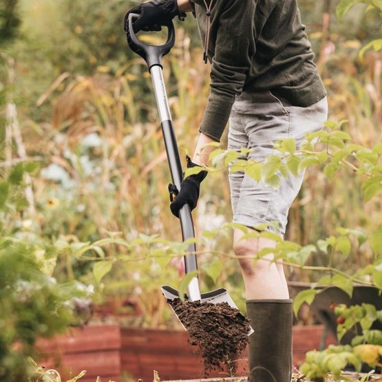 Kastuvas FISKARS ERGONOMIC, 125 cm, bukas, daržininko - 3