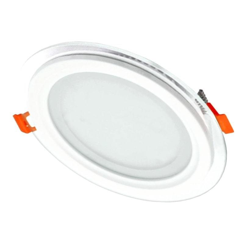 Įleidžiamas stiklinis LED šviestuvas VESTALIGHT, 4000 K, 12 W, 839 lm, IP40, Ø16 cm