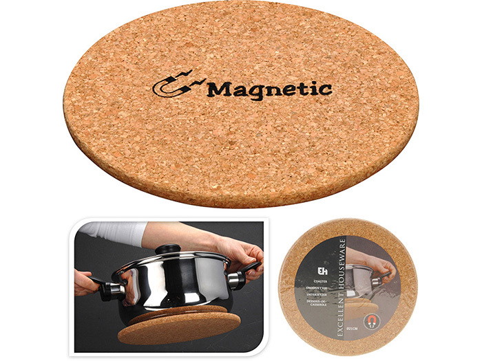 Kamštinis padėkliukas su magnetu ø21 cm-0