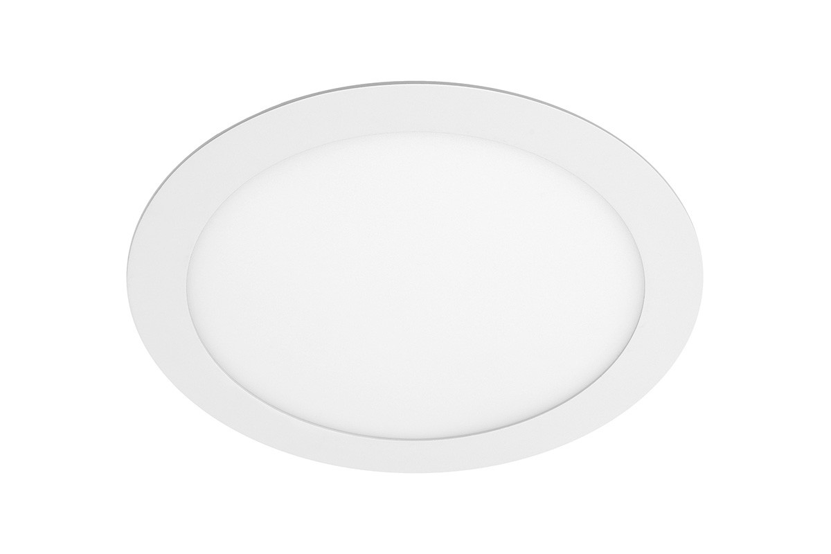Įleidžiama LED panelė GTV ORIS, IP44, 24 W, 2000 lm, 4000 K, baltos sp., apvalios formos, Ø30 cm-0