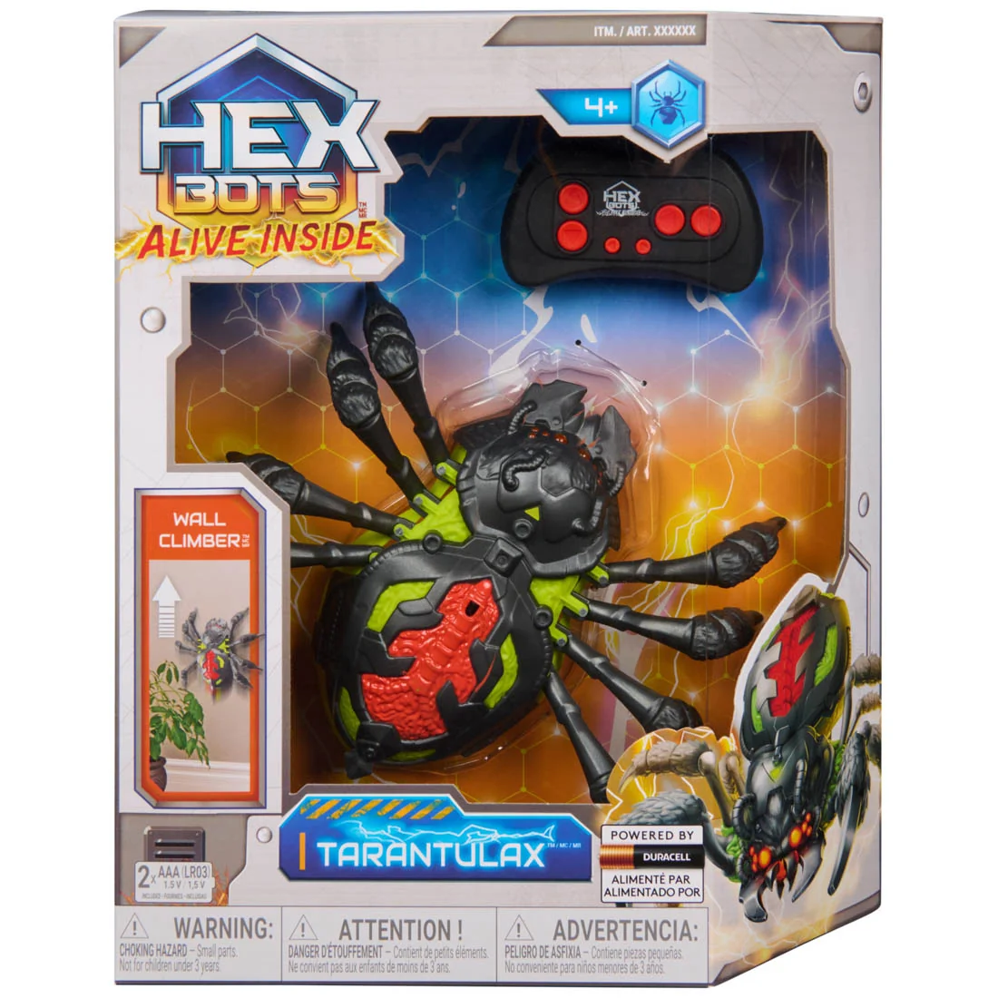 Interaktyvus sienomis laipiojantis voras HEX-0