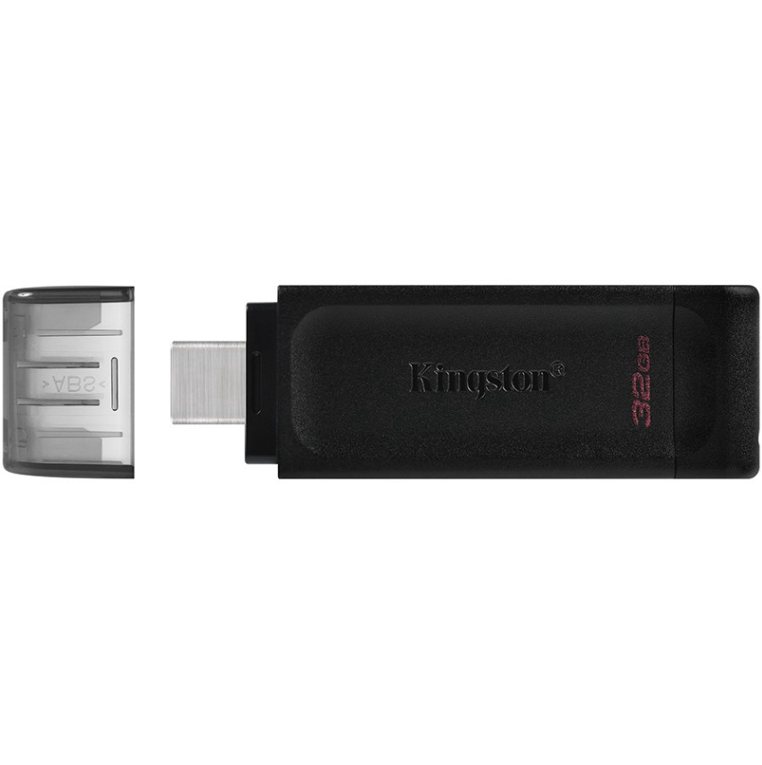 USB atmintinė Kingston DataTraveler 70, juoda, 32 GB