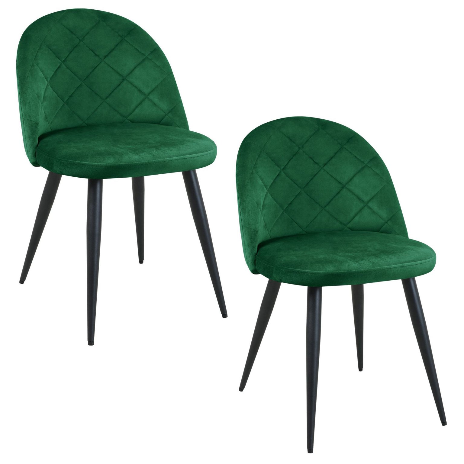 2-ių kėdžių komplektas SJ.077, žalia