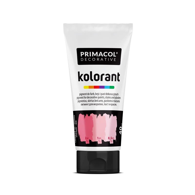 Dažų pigmentas PRIMACOL COLORANT 2, raudonos sp., 40 ml
