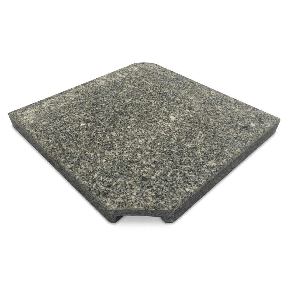 Pagrindas lauko skėčiui (1/4), granitas, 47x47x4 cm, 25 kg-0
