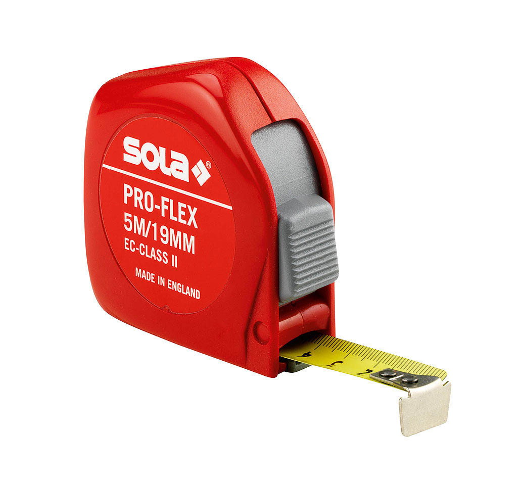 Ruletė SOLA Pro-Flex, 5 m x 19 mm - ermitazas.lt