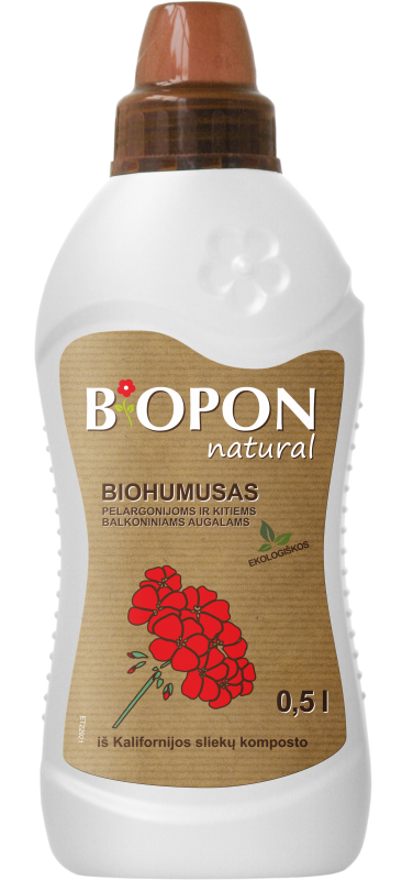 Biohumusas balkoniniams augalams BIOPON NATURAL, 0,5 L