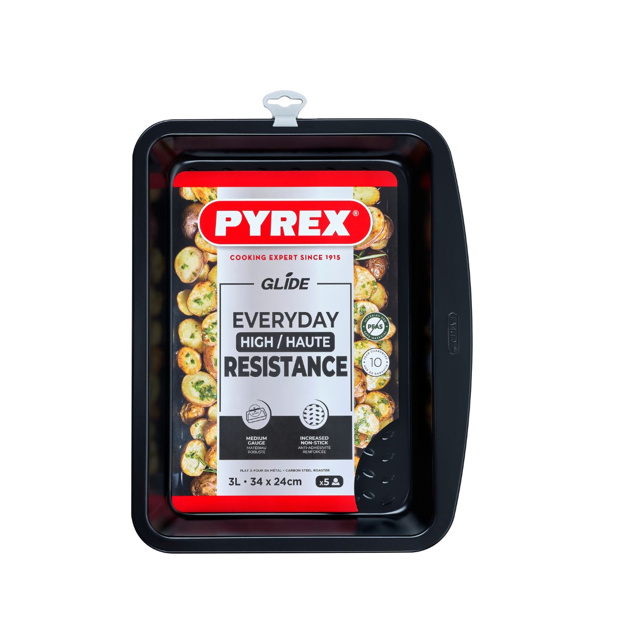Kepimo forma nepridegančia danga PYREX GLIDE, 34 x 24 cm-1