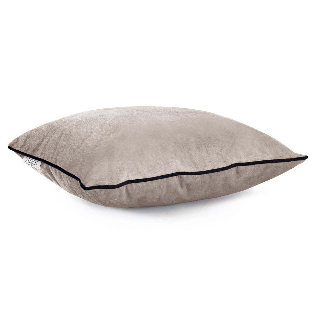 Dekoratyviniai pagalvių užvalkalai AmeliaHome VELVE, 2 vnt, 45x45 cm, beige - 2