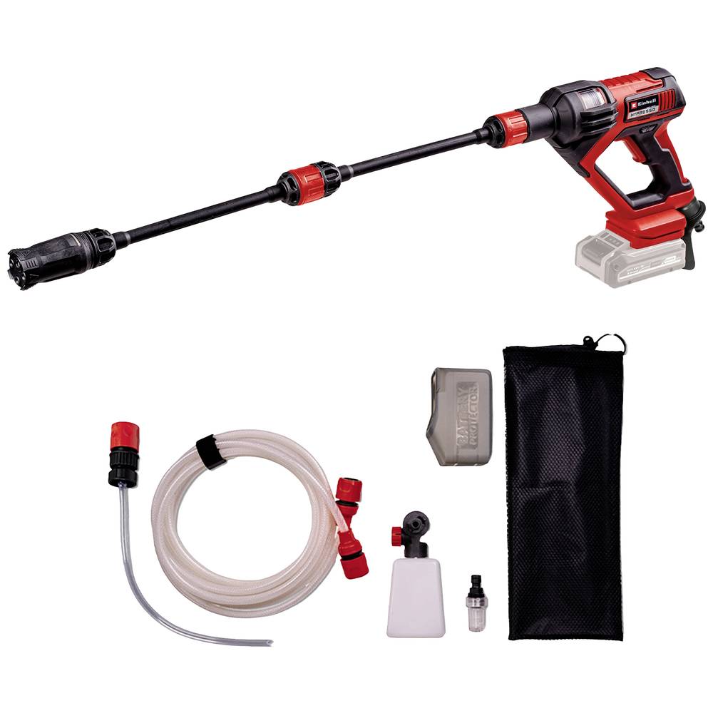 Akumuliatorinė plovykla EINHELL Hypresso 18/24-1 Solo, 18 V, 24 bar, 240 l/h, be akumuliatoriaus-0