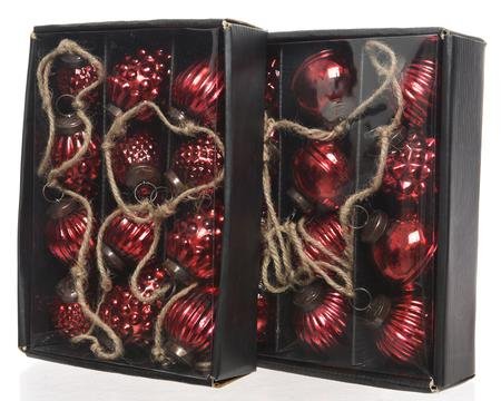 Girlianda dėžutėje, raudonos sp., 120 cm