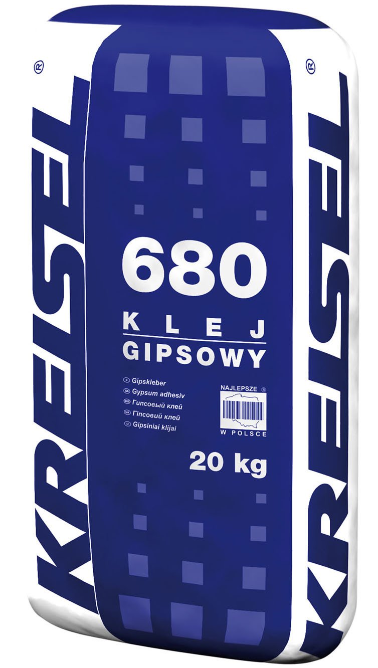 Gipsiniai GKP klijai KREISEL GIPS-KLEBEMORTEL 680, 20 kg