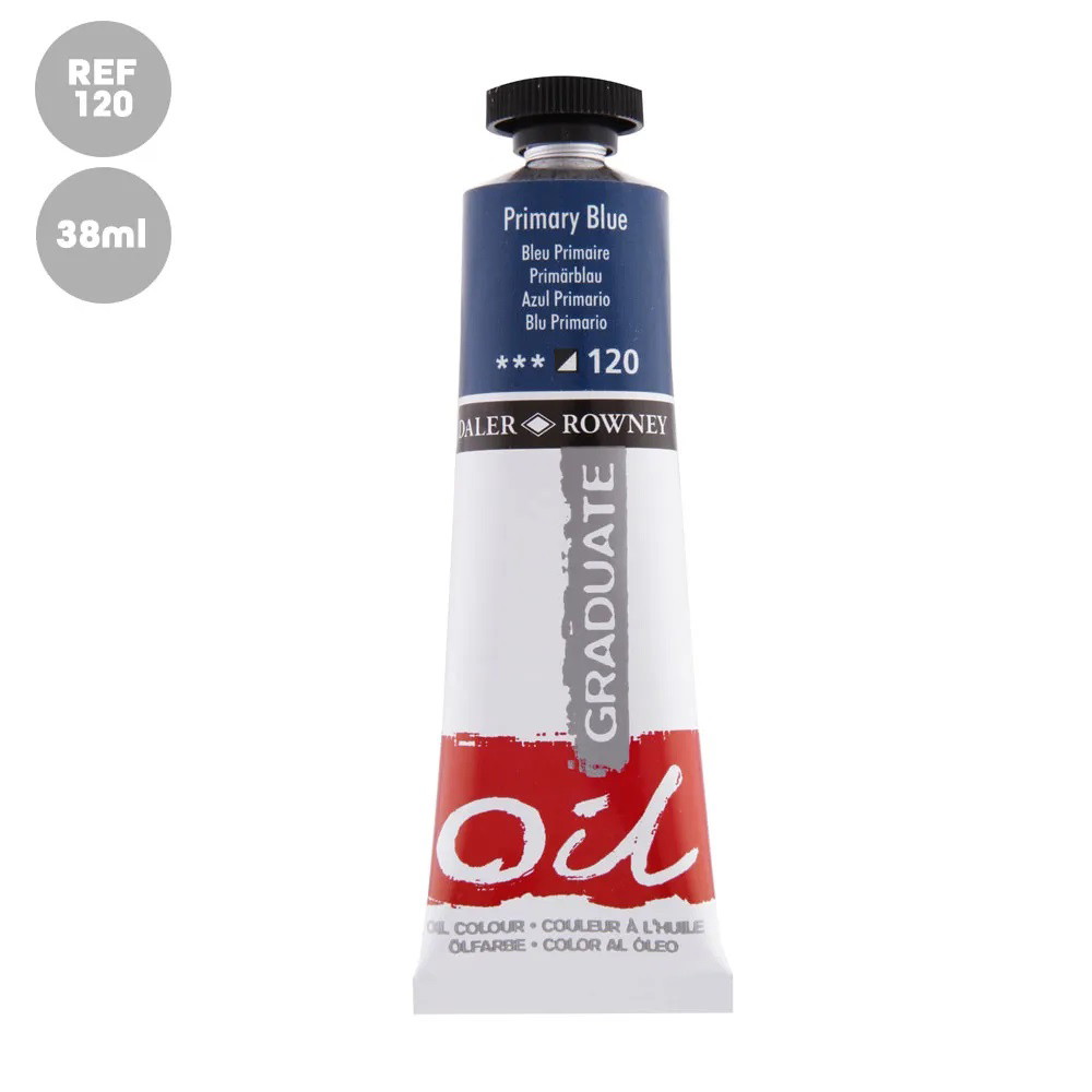 Aliejiniai dažai GRADUATE, mėlynos sp., 38 ml-0