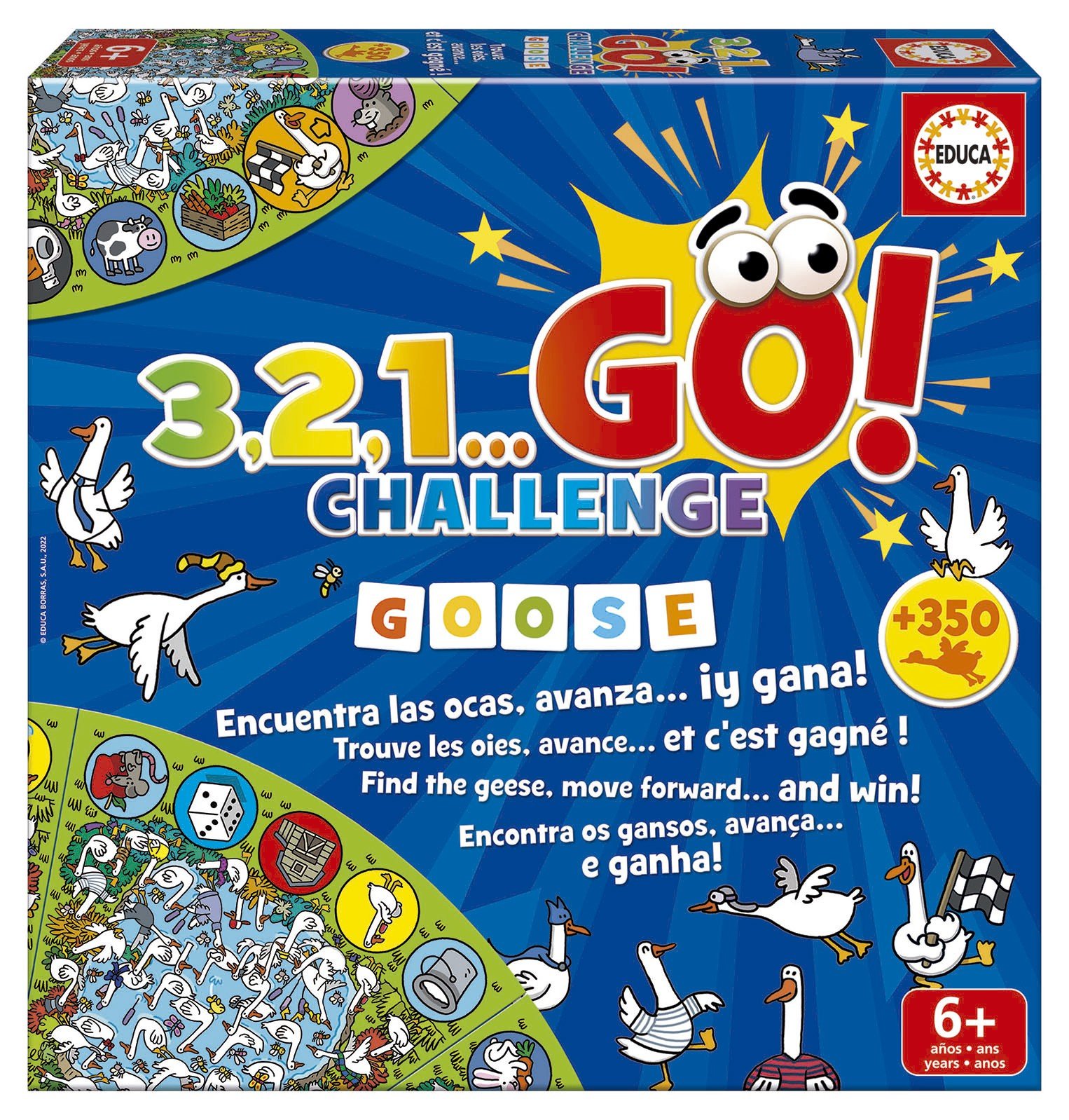 Žaidimas 3,2,1...GO! CHALLENGE GOOSE, 6-99metų - 1