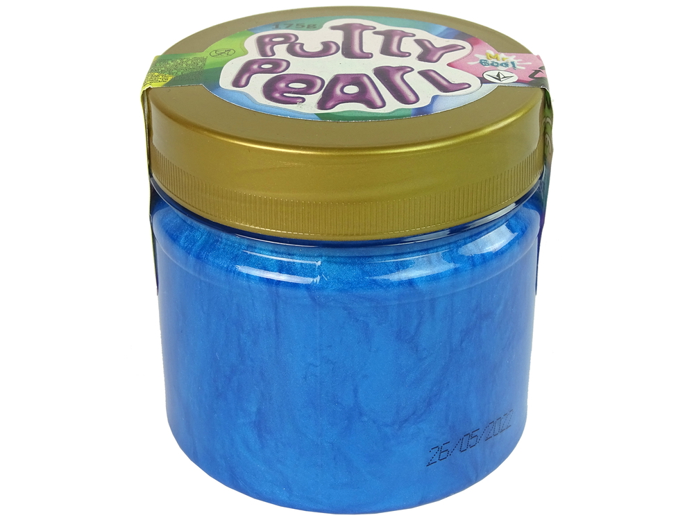 Slime masė indelyje, mėlyna-0