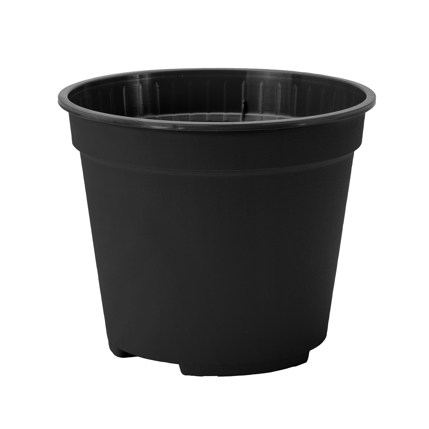 Plastikinis vazonas VASO FAST, juodos sp., 14 x 12 cm, 10 VNT-0
