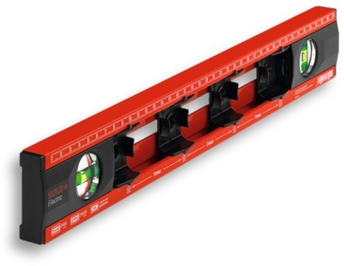 Gulsčiukas SOLA Electric, 41 cm, 2 akutės, aliumininis korpusas, elektrikams-0