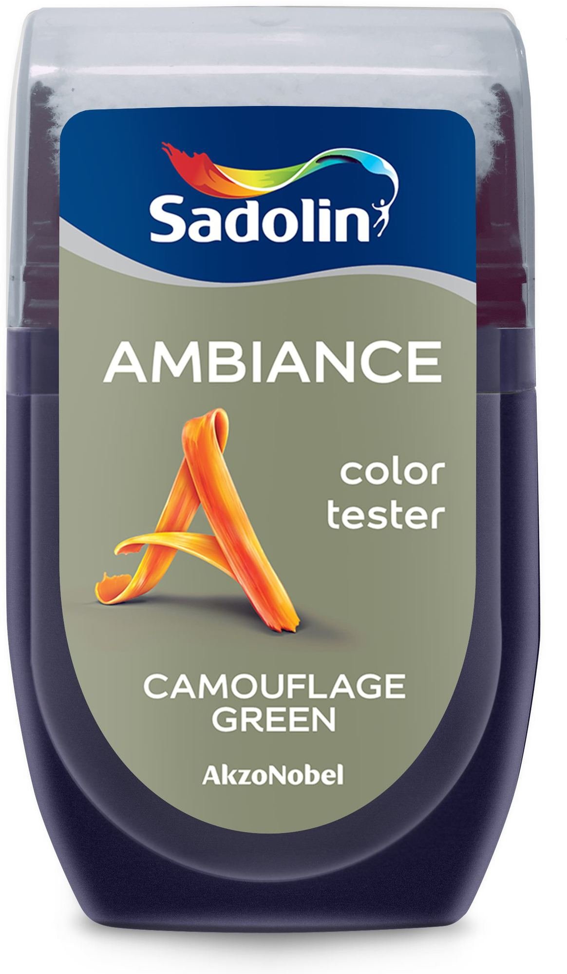 Spalvos testeris SADOLIN AMBIANCE CAMOUFLAGE GREEN, visiškai matiniai, 30 ml