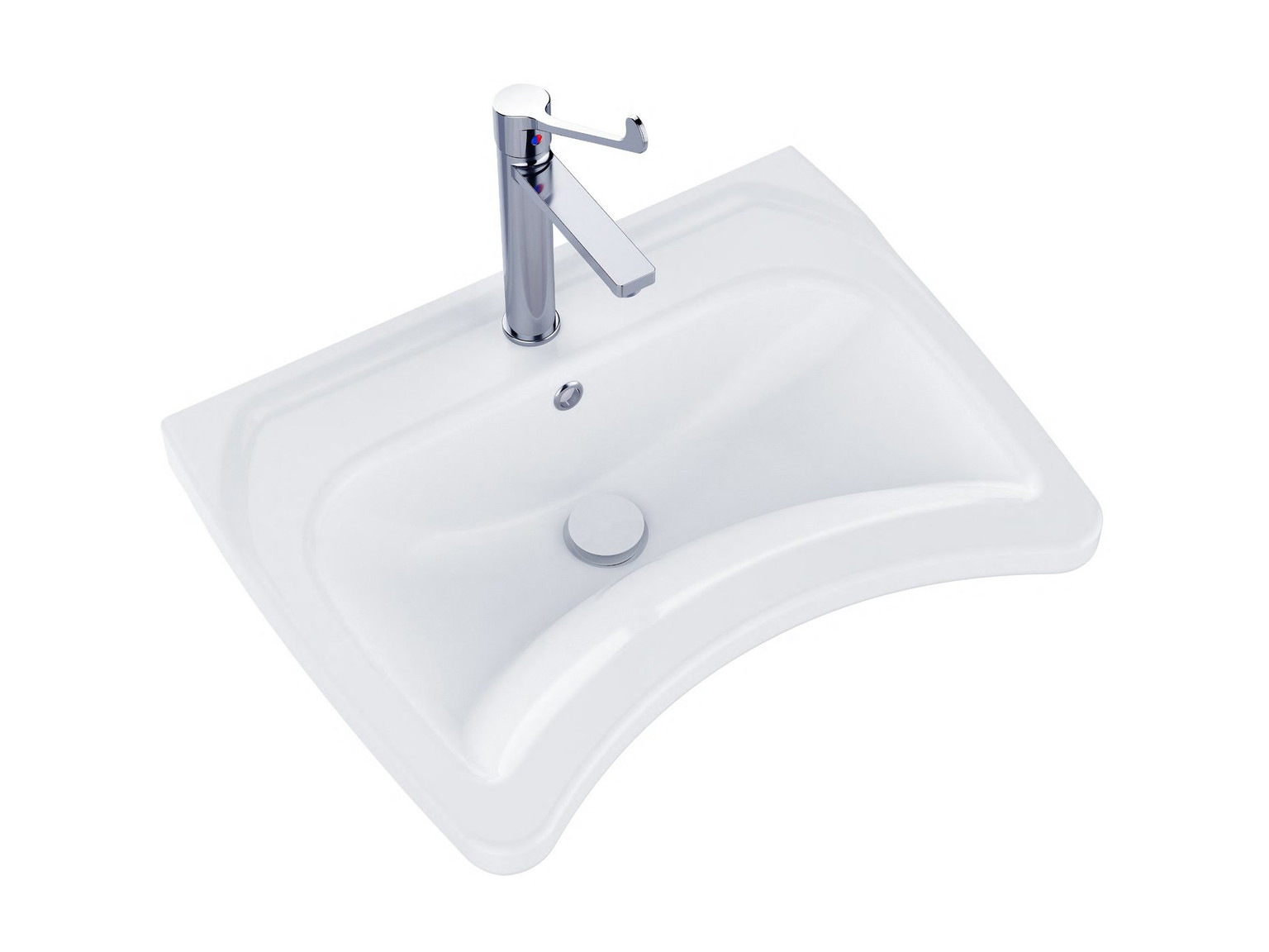 Praustuvas Safe 60, 63,8 x 49 x 20 cm, balta - 1