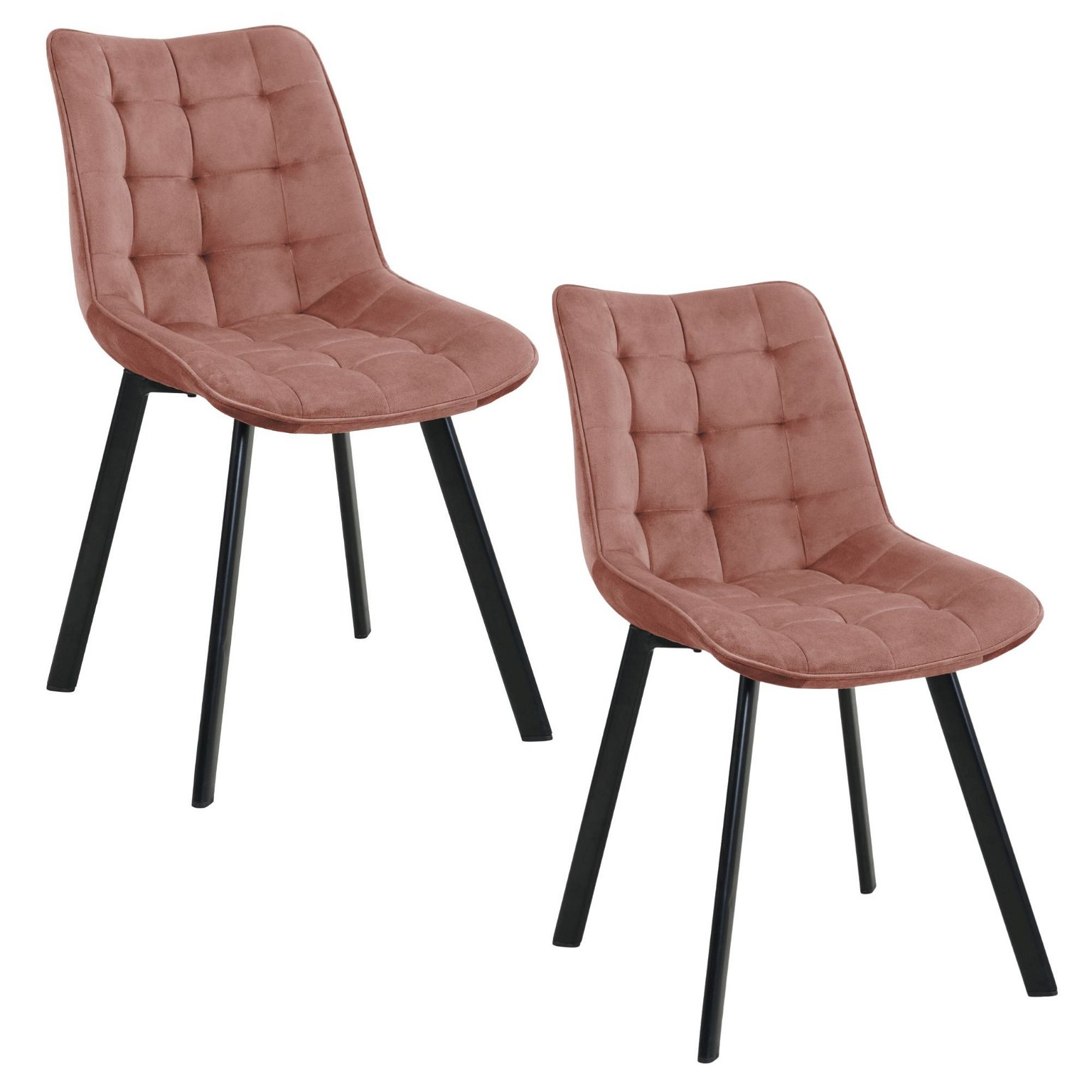 2-ių kėdžių komplektas SJ.28, rožinė