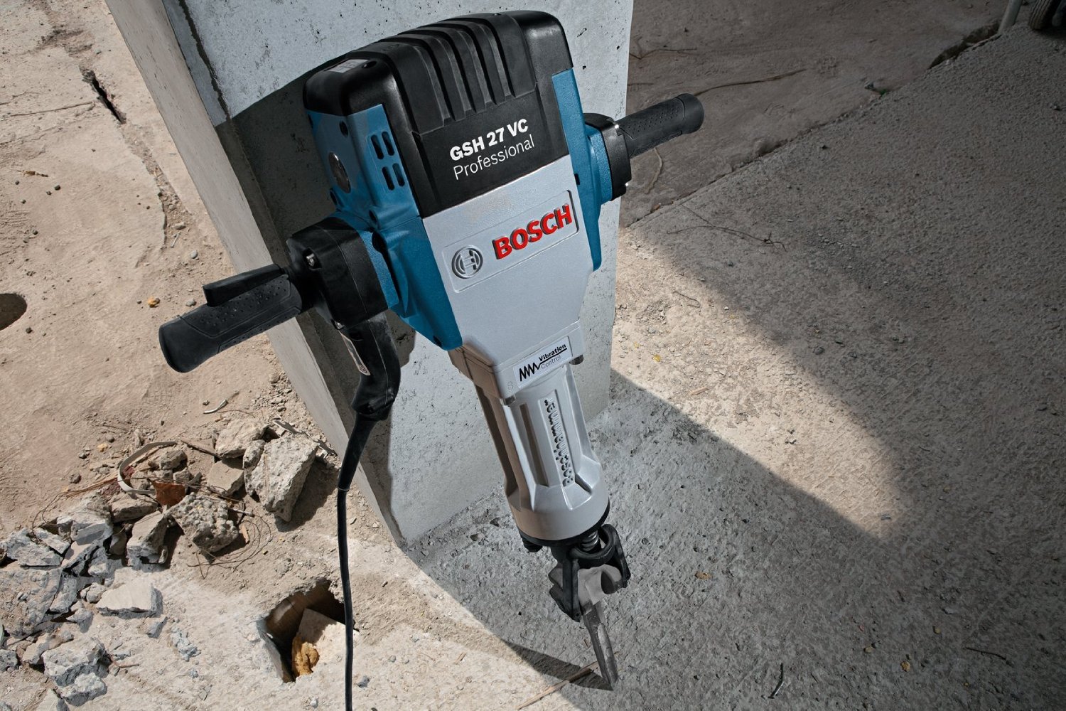 Atskėlimo plaktukas BOSCH PRO GSH 27 VC, 2000 W - 5