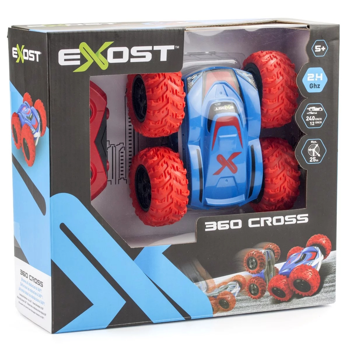 Radijo bangomis valdoma mašinėlė SILV EXOST 1:18, 360 CROSS - 6