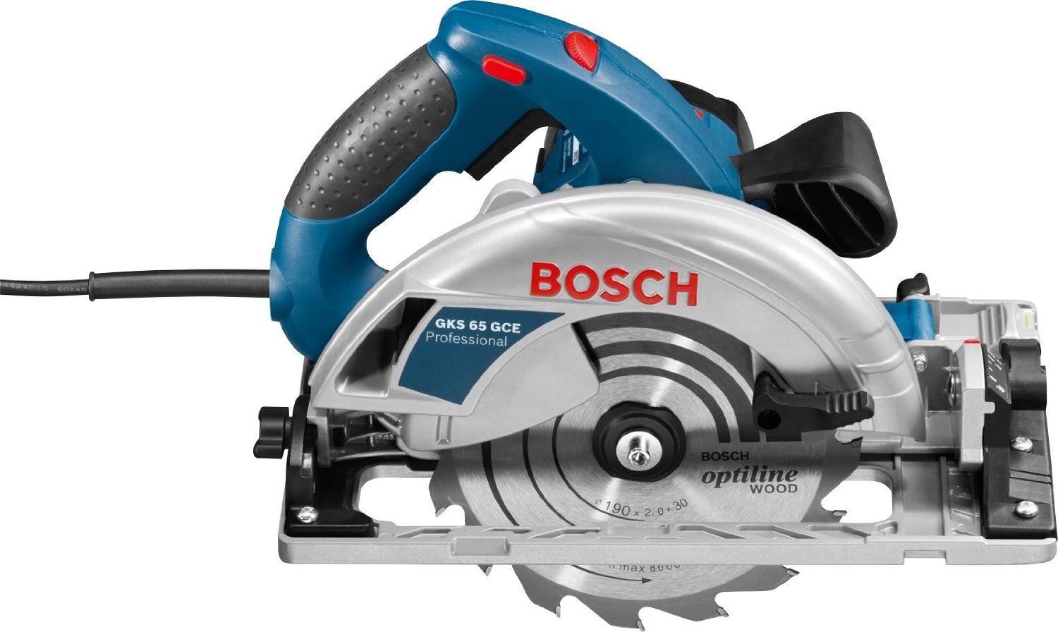 Elektrinis diskinis pjūklas BOSCH PRO GKS65 GCE, 1800 W, 190 mm - 2