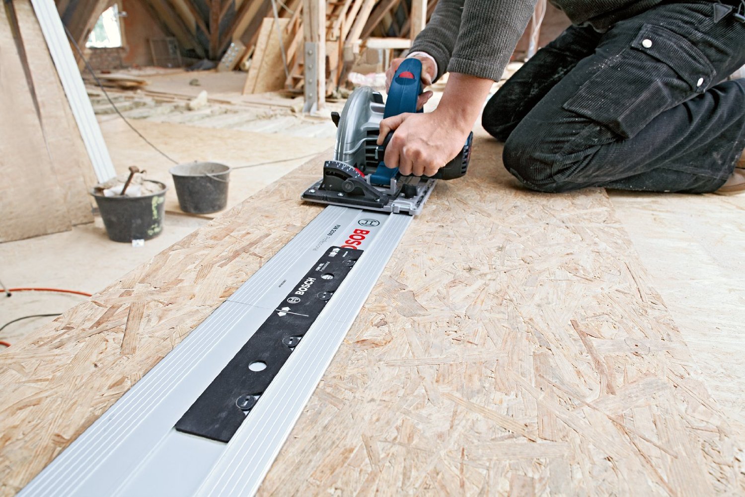 Elektrinis diskinis pjūklas BOSCH PRO GKS65 GCE, 1800 W, 190 mm - 4