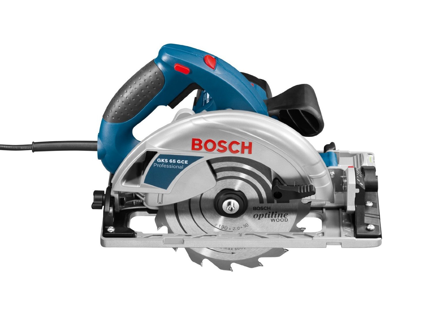 Elektrinis diskinis pjūklas BOSCH PRO GKS65 GCE, 1800 W, 190 mm - 3
