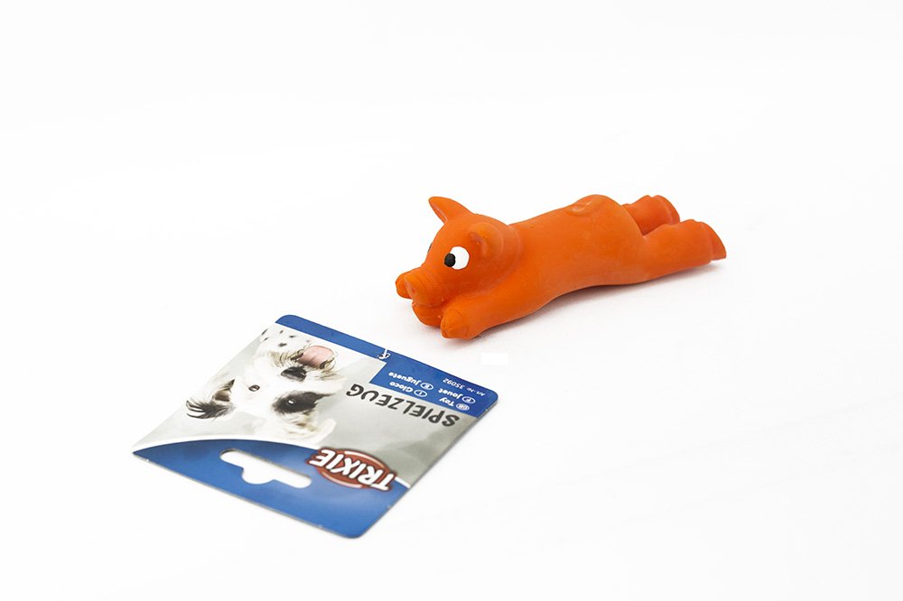Lateksinis žaislas Kiaulė mini TRIXIE 13,5cm - 1