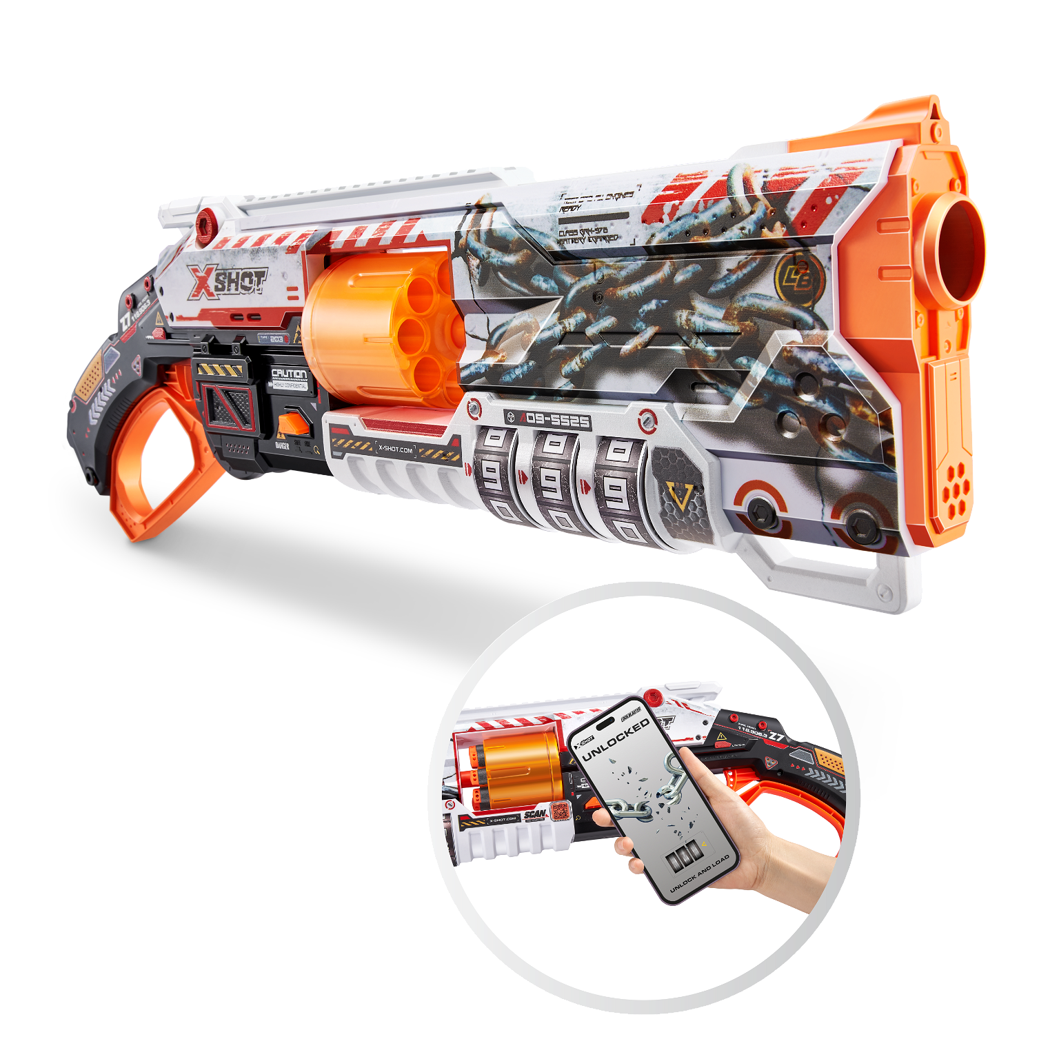 X-SHOT žaislinis šautuvas Lock Gun, Skins 1 serija, 36606 - 8
