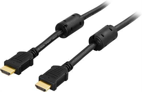 HDMI kabelis DELTACO HDMI-1080, type A ha-ha 60Hz, 15m, juodos sp.