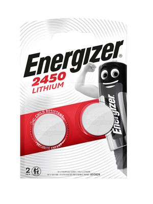 Elementai ENERGIZER Lithium, CR2450, ličio, 2 vnt-0