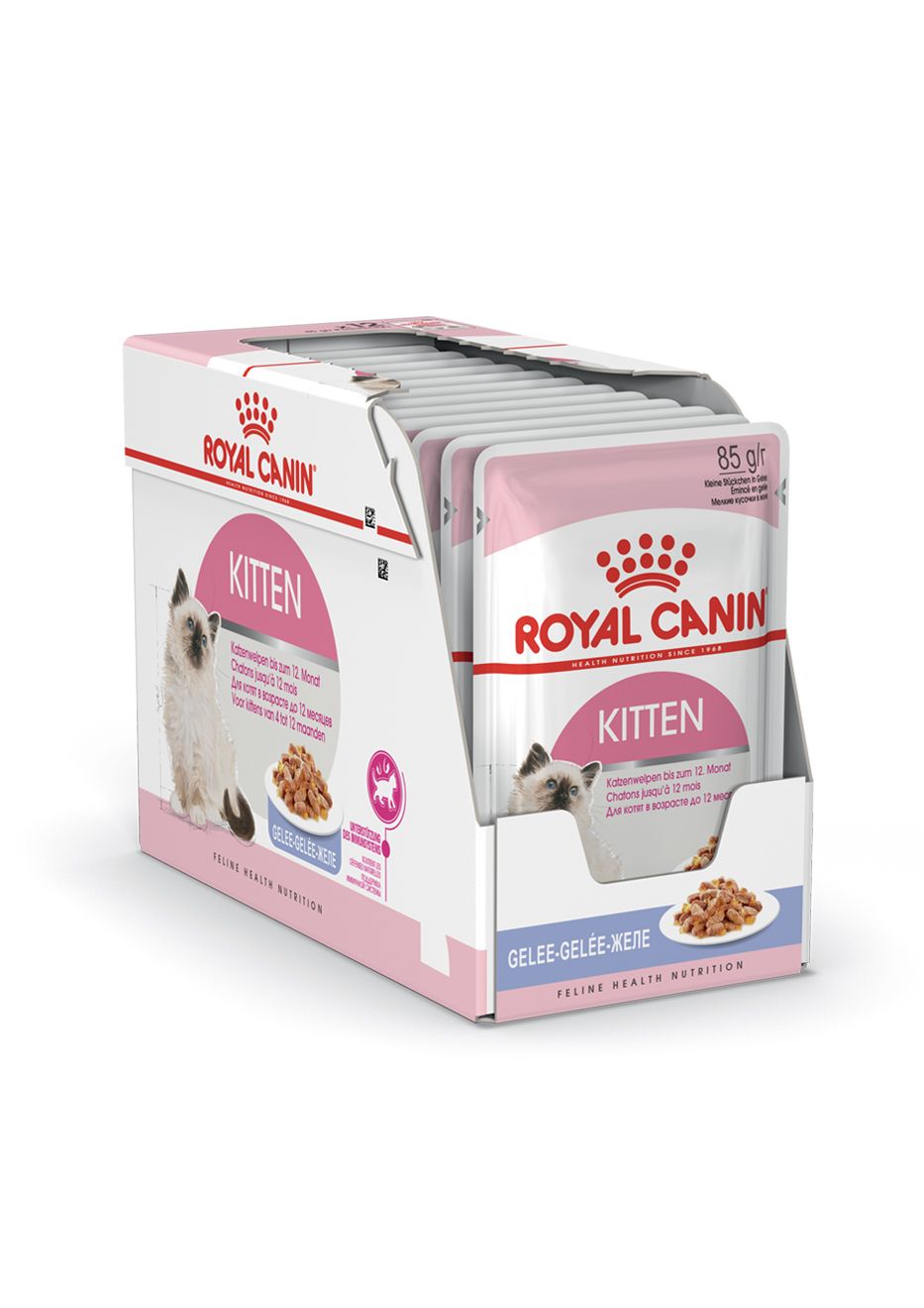 Šlapias kačiukių ėdalas ROYAL CANIN KITTEN INSTINCTIVE IN JELLY, 12x85 g-0