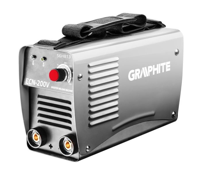 Suvirinimo aparatas GRAPHITE, 1,6-5,0 mm elektrodams, 20-200 A, inverterinis