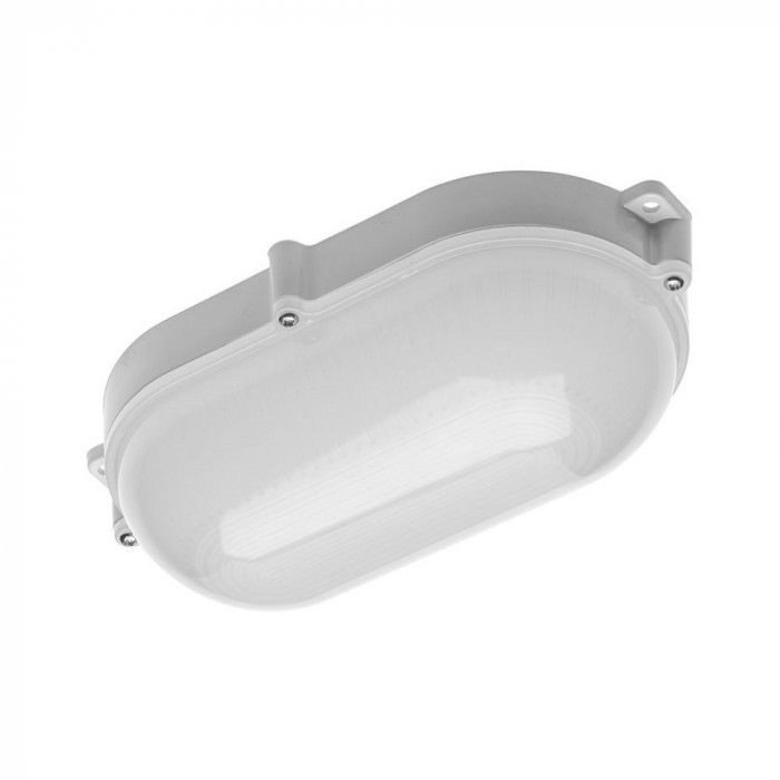 Plafoninis LED šviestuvas GTV LUXIA, 10 W, 700 lm, 4000 K, IP65, baltos sp., 21 cm