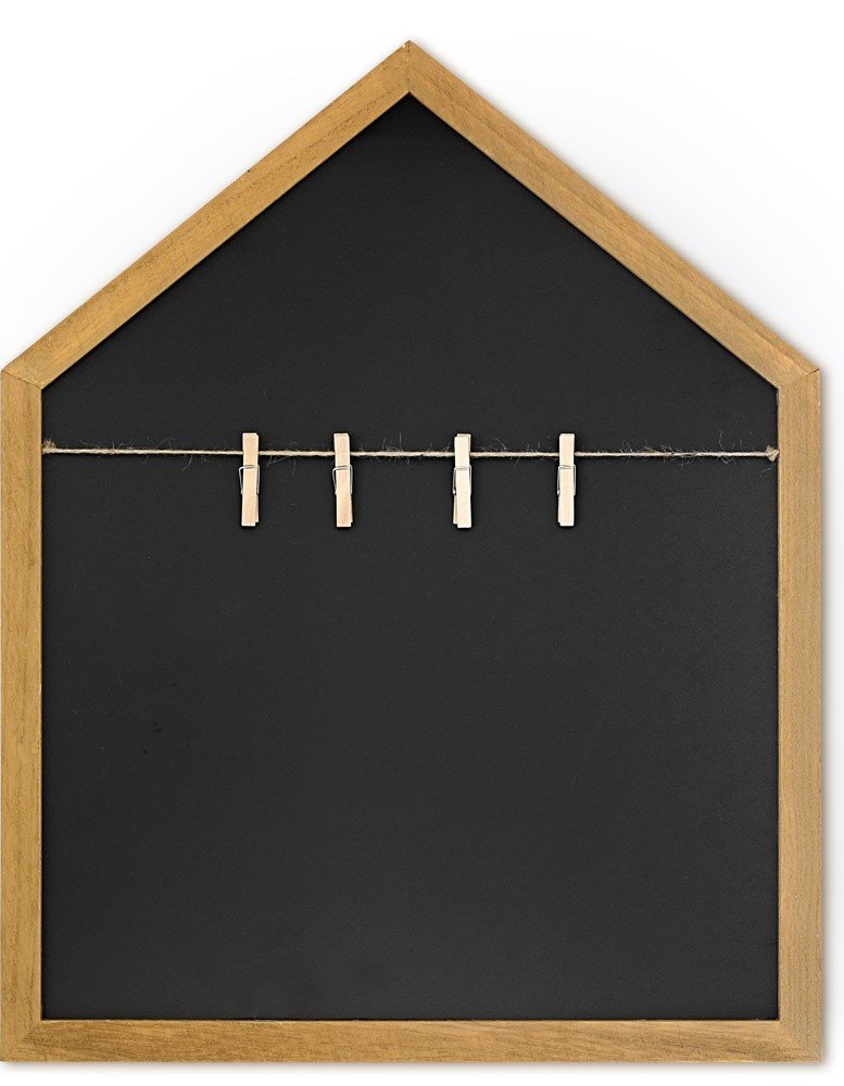 Kreidinė lenta NAMUKAS su spaustukais, 40x50 cm