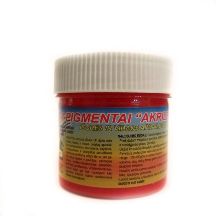Dažų pigmentas AKRILEN, raudonos sp., 350 g